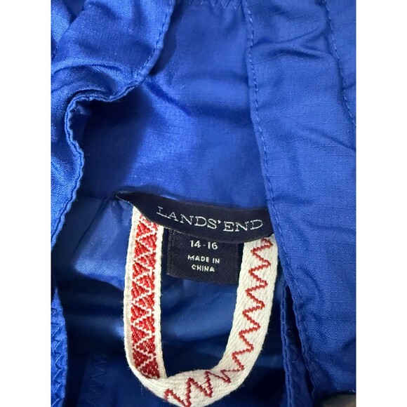 Vintage Lands’ End Women’s Hooded Jacket Large - Picture 4 of 11